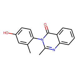 4(3H)-Quinazolinone, 3-(4-hydroxy-2-methylphenyl)-2-methyl-