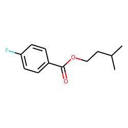 4-Fluorobenzoic acid, 3-methylbutyl ester