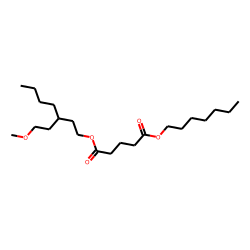 Glutaric acid, heptyl 3-(2-methoxyethyl)heptyl ester