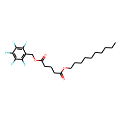 Glutaric acid, decyl pentafluorobenzyl ester