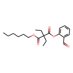 Diethylmalonic acid, 2-formylphenyl hexyl ester