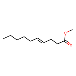 4-Decenoic acid, methyl ester, Z-