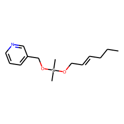 cis-2-Hexen-1-ol, picolinyloxydimethylsilyl ether