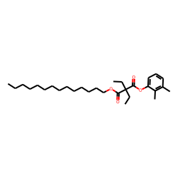 Diethylmalonic acid, 2,3-dimethylphenyl tetradecyl ester