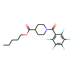 Isonipecotic acid, N-pentafluorobenzoyl-, pentyl ester