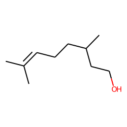 (-)-3,7-dimethyloct-6-en-1-ol