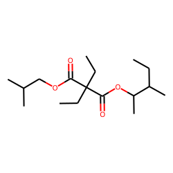 Diethylmalonic acid, isobutyl 3-methylpent-2-yl ester