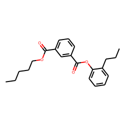 Isophthalic acid, pentyl 2-propylphenyl ester