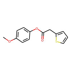 2-Thiopheneacetic acid, 4-methoxyphenyl ester