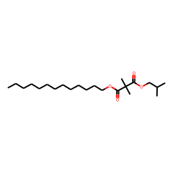 Dimethylmalonic acid, isobutyl tridecyl ester