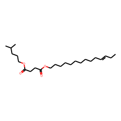 Succinic acid, isohexyl tetradec-11-enyl ester