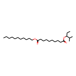 Sebacic acid, 2-methylpent-3-yl undecyl ester
