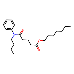 Glutaric acid, monoamide, N-butyl-N-phenyl-, heptyl ester