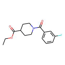 Isonipecotic acid, N-(3-fluorobenzoyl)-, ethyl ester