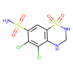 5,6-Dichloro-7-sulfamyl-3,4-dihydro-1,2,4-benzothiadiazine-1,1-dioxide