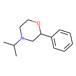 2-phenyl-4-isopropyl-tetrahydro-1,4-oxazine