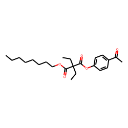Diethylmalonic acid, 4-acetylphenyl octyl ester