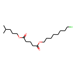 Glutaric acid, 8-chlorooctyl isohexyl ester