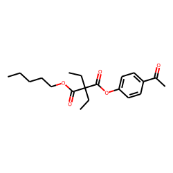 Diethylmalonic acid, 4-acetylphenyl pentyl ester
