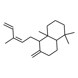 Naphthalene, decahydro-1,1,4a-trimethyl-6-methylene-5-(3-methyl-2,4-pentadienyl)-, [4aS-(4a«alpha»,5«alpha»,8a«beta»)]-