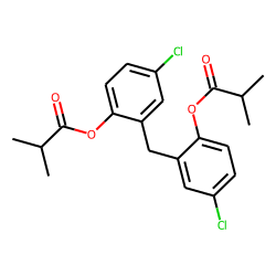 Dichlorophen, O, O'-di(isobutyryl)-