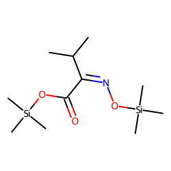2-Ketoisovaleric acid oxime, bis(trimethylsilyl)- deriv.