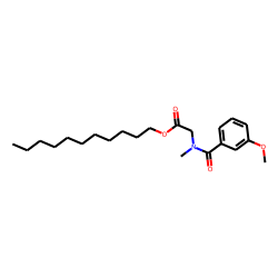 Sarcosine, N-(3-methoxybenzoyl)-, undecyl ester