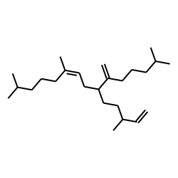2,6,14-Trimethyl-10-methylene-9-(3-methyl-pent-4-enyl)-pentadec-6-ene