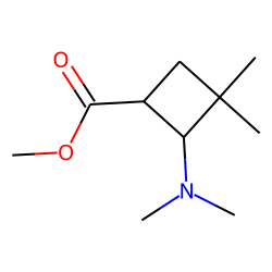 Cyclobutanecarboxylic acid, 2-dimethylamino-3,3-dimethyl, methyl ester