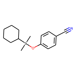 4-Cyano-1-cyclohexyldimethylsilyloxybenzene