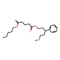 Glutaric acid, 5-methoxy-3-phenylpentyl pentyl ester