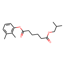 Adipic acid, 2,3-dimethylphenyl isobutyl ester