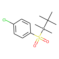 4-Chlorophenyl sulfone, S-tert.-butyldimethylsilyl-