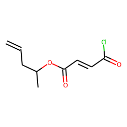 Fumaric acid, monochloride, pent-4-en-2-yl ester