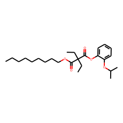 Diethylmalonic acid, 2-isopropoxyphenyl nonyl ester