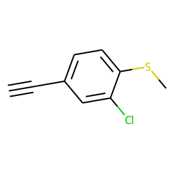3-Cl-4-CH3S-C6H3-CCH