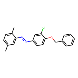 2,5-Dimethyl-3'-chloro-4'-benzyloxyazobenzene