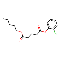 Glutaric acid, 2-chlorophenyl pentyl ester
