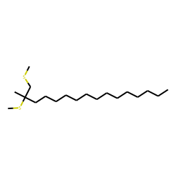 Hexadecane, 2-methyl-1,2-bis(methylthio)