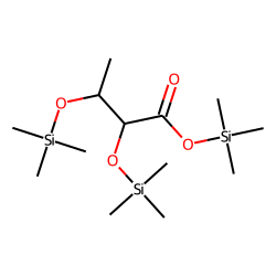 (R*,S*)-2,3-Dihydroxybutanoic acid, tris(trimethylsilyl) deriv.