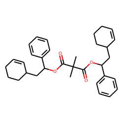 Dimethylmalonic acid, di(1-phenyl-2-(cyclohex-2-enyl)ethyl) ester