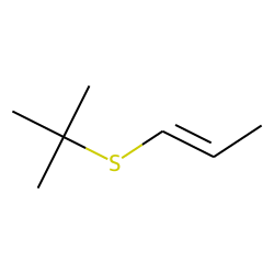 (E) t-Butyl-1-propenylsulfide
