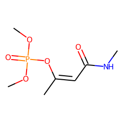 Phosphoric acid, dimethyl 1-methyl-3-(methylamino)-3-oxo-1-propenyl ester, (Z)-