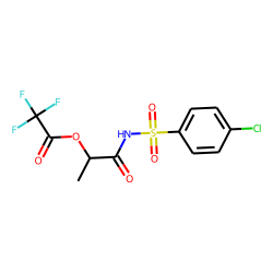 4-Chloro-N-(2-hydroxypropionyl)-benzenesulfonamide, O-trifluoroacetyl-