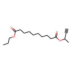 Sebacic acid, but-3-yn-2-yl propyl ester