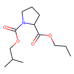 d-Proline, N-isobutoxycarbonyl-, propyl ester