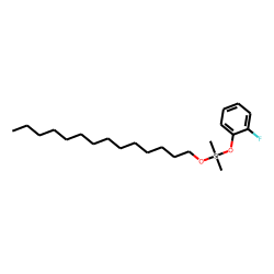 Silane, dimethyl(2-fluorophenyloxy)tetradecyloxy-