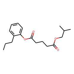Glutaric acid, isobutyl 2-propylphenyl ester