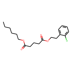 Glutaric acid, 2-(2-chlorophenyl)ethyl hexyl ester