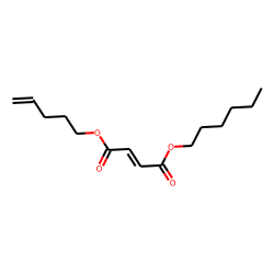 Fumaric acid, hexyl pent-4-enyl ester